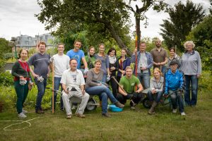 Gruppenbild Teameinsatz Nachhaltigkeitswoche Coca-Cola