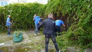 Teameinsatz Garten